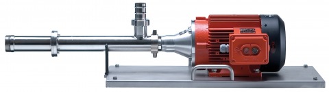 ปั๊มชนิดสกรู สูบของเหลวหนืด ในแนวนอน