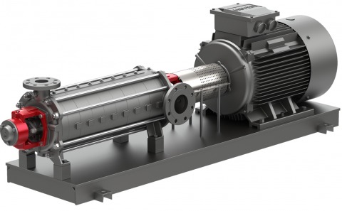 ปั๊มมัลติสเตจสำหรับป้อนน้ำเข้าบอยเล่อร์